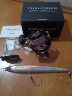 SHIMANO TWIN POWER SW14000XG リールと　マリノ３００のサムネイル