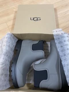 UGG W DROPLET レインブーツ グレー 26cm UGG W DROPLET レインブーツ グレー 26cm - メルカリ