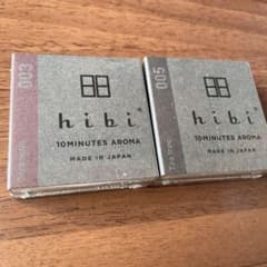 【お香/アロマ】hibi 003Geranium 005Tea treeのサムネイル