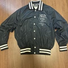 90sARISTO JAC by Hilton 短丈スタジャン ブラック Lのサムネイル