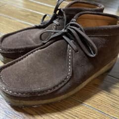 Clarks クラークス ワラビー ブーツ ブラウン スエードのサムネイル