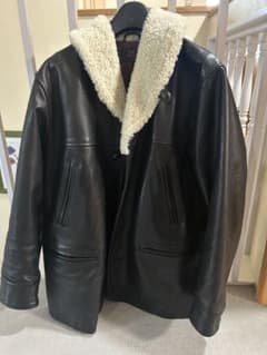美品】BEAMS PLUS ホースハイド カーコート L 馬革 ショールカラー 