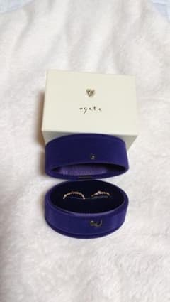 【美品】agate 2連リング　9号のサムネイル