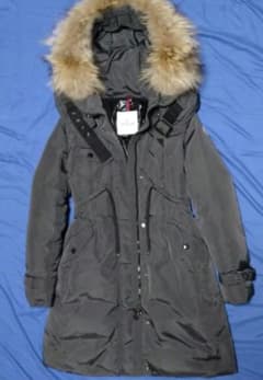 MONCLER PHALANGERE ダウンコート ファー付 グレー - メルカリ