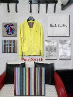 Paul Smith イエローカーディガン M - メルカリ