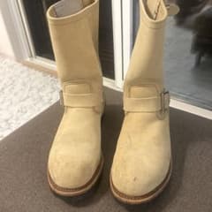 Red Wing エンジニアブーツ ベージュ　美品のサムネイル