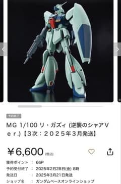 ガンプラ MGリ・ガズィ RGゴッドガンダム　2点のサムネイル