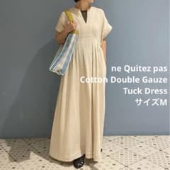ヌキテパ コットンダブルガーゼタックドレス ワンピース - メルカリ