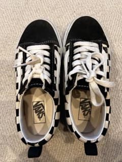 VANS キッズ スニーカー チェッカーボード ブラック20㎝のサムネイル