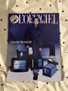 treasure アサヒ l'officiel hommes 雑誌 - メルカリ