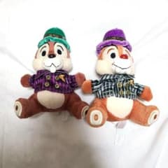 디즈니 리조트 할로윈 2014 봉제 인형 배지 칩과 데일