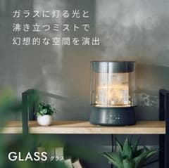 QUADS ガラススチーム加湿器 GLASS グレー - メルカリ