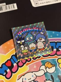 サンリオキャラクターズ　マンチョコ　 シール　はぴだんぶい　1枚のサムネイル