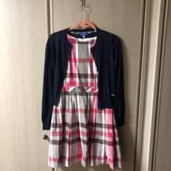 セット売り.ブルーレーベル.チェック.ピンク.ワンピース.バーバリーのサムネイル