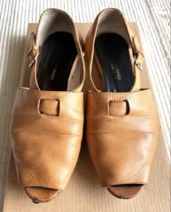 COMME des GARCONS tricot 빈티지 가죽 샌들