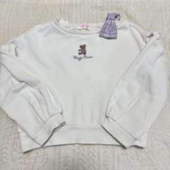 メゾピアノ MezzoPiano くま リボン トレーナー 110 - メルカリ