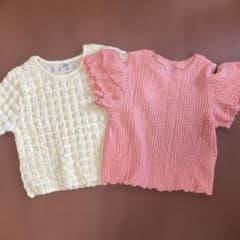 【美品】女の子 トップス２点セット 130 140 イエロー オレンジのサムネイル