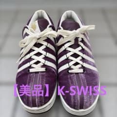 【美品】K-SWISS スニーカー パープルのサムネイル