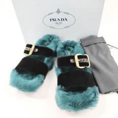 【アラレ 】PRADA プラダ ファーサンダル シアリング 38 アラレ 様 専用】PRADA プラダ ファーサンダル シアリング 38 - メルカリ