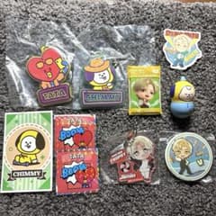 BTS BT21 ジミン テテ CHIMMY TATA ガチャ 缶バッジ - メルカリ