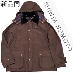新品同■シンヤ ノモト■コーデュラ ハンティングジャケット BARBOURタイプ 新品同□シンヤ ノモト□コーデュラ ハンティングジャケット BARBOUR