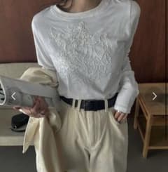 WILLFULLY lace motif arrangement long Tのサムネイル