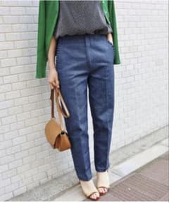 IENA フリルポケットパンツ　36 S~M デニム　日本製のサムネイル