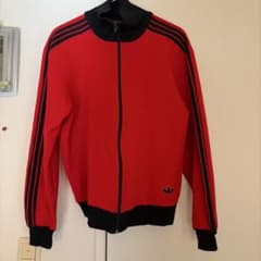 adidas レッド ジップアップジャケット サイズ4のサムネイル