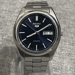 マ*ル様 SEIKO 自動巻き腕時計 セイコー5 裏スケルトン 7S26-044