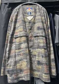 blackmeans ×寅壱 転写襤褸ダボシャツ blackmeans ×寅壱 転写襤褸ダボシャツ - メルカリ