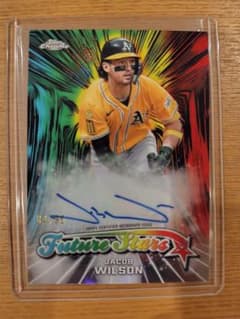 【99枚限定】Topps ジェーコブウィルソン選手直筆サインカード(オンカード)のサムネイル