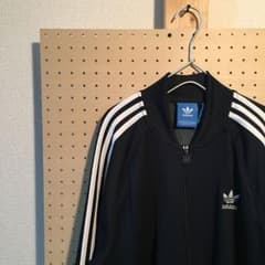 adidas トラックジャケット  紺×白 ビッグサイズのサムネイル