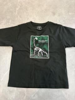 GLOBAL WORK 恐竜プリント 黒 Tシャツ120のサムネイル