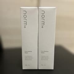norm+ Fine Bubble Wash 200g 洗顔料 2本セット 新品 - メルカリ
