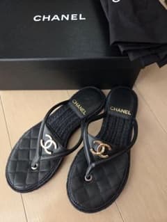 CHANEL トングサンダル ココビーチ2025 極美品!! | Mercari