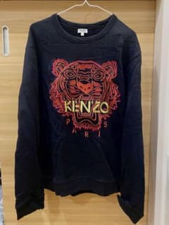 KENZO トラ刺繍 スウェット 黒 - メルカリ