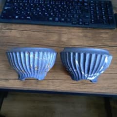 新品未使用】作家鉢 ゴールド釉 シルバー釉 2個セット - メルカリ