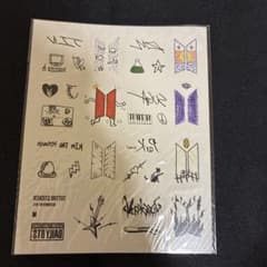 BTS SEASON'S GREETINGS 2022タトゥーシールのサムネイル