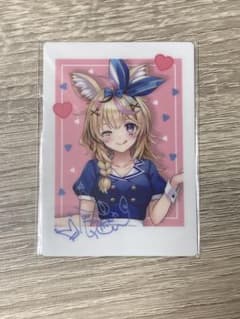 ホロライブ 尾丸ポルカ チェキ風カード ローソンのサムネイル