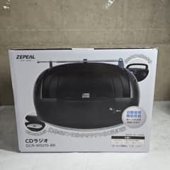 Denkyosha ゼピール CDラジオ ワイドFM対応 横型 乾電池 - メルカリ