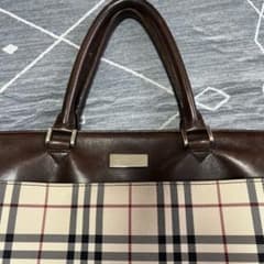 BURBERRY チェック柄 トートバッグのサムネイル