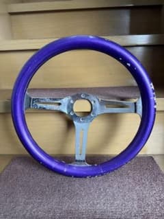 紫の3スポークステアリング本体のサムネイル
