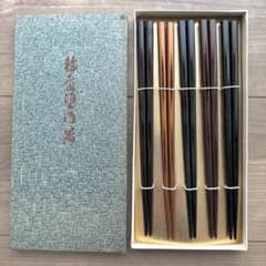 輪島塗 漆塗 箸 5本セット - メルカリ