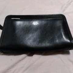 PORTER ポーター ブラックレザー クラッチバッグのサムネイル