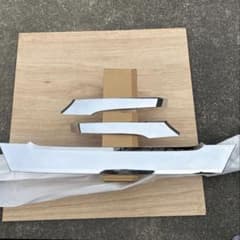 N-BOXカスタム JF1 .2 純正 フロントメッキガーニッシュ 3点セット