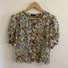 Orseille花柄ブラウス(古着)のサムネイル
