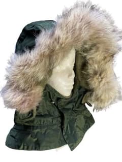 米軍海軍A-1デッキジャケット用M-59コヨーテファー付きフード - メルカリ