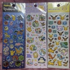 日本限定！ポケモン キラつやシール 3枚セット - メルカリ