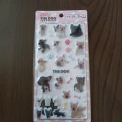 THE DOG AND FRIENDS フレンチ・ブルドッグ プクプクシールのサムネイル