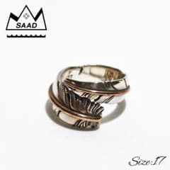 SAAD/サード/フェザーリング/シルバー925/Size:17/匿名配送 - メルカリ